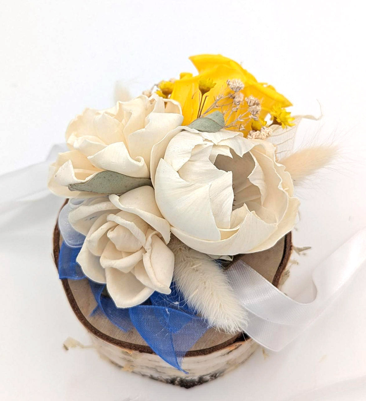 Preserved Yellow Rose Corsage or Boutonniere - Timeless Elegance for Any Occasion