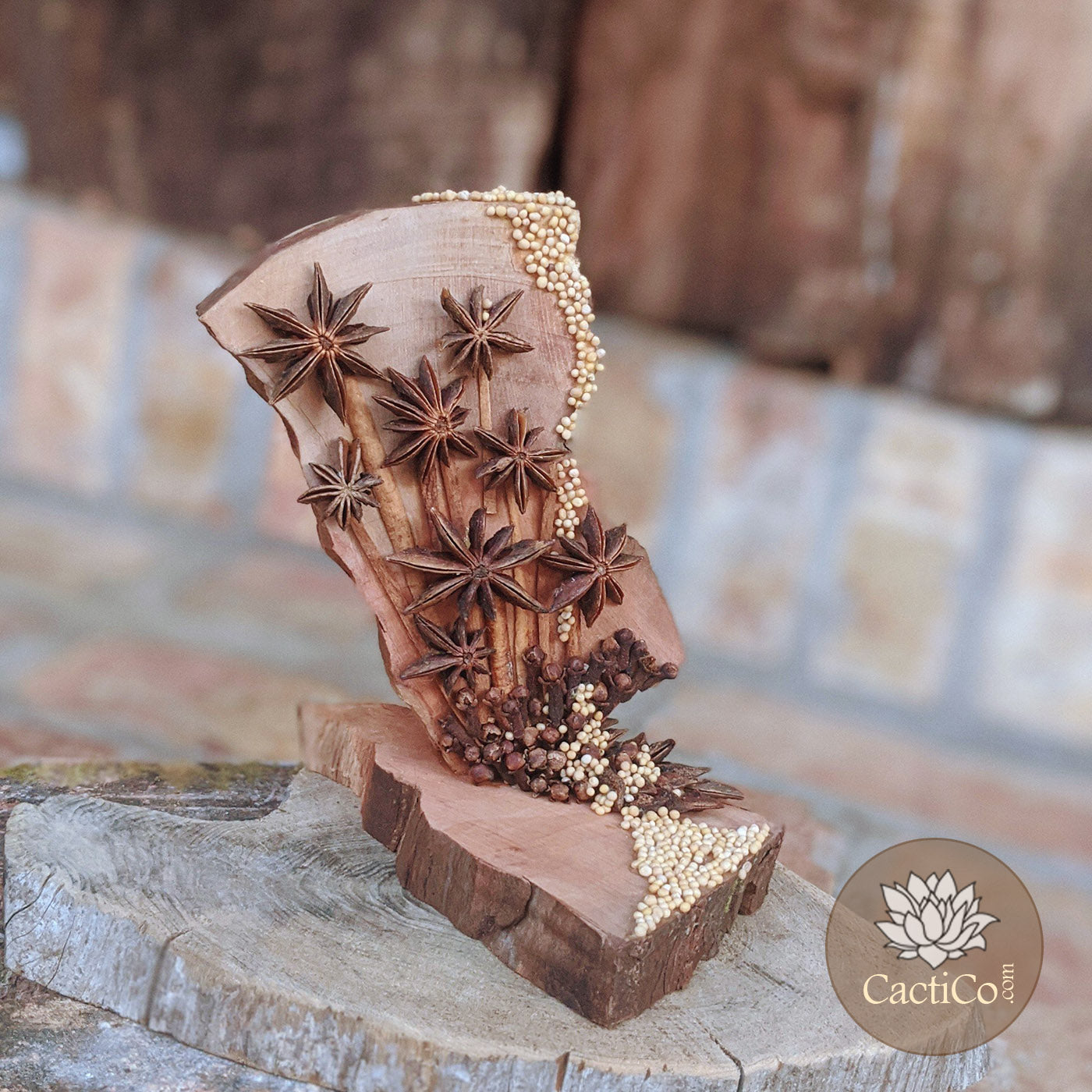 Nature Art: Star Anise Bouquet | Art Gift Centerpiece