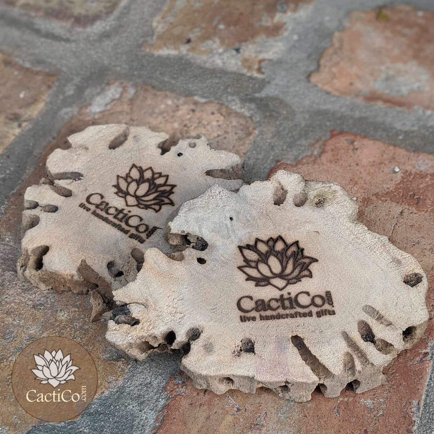 Cypress plaque burned logo