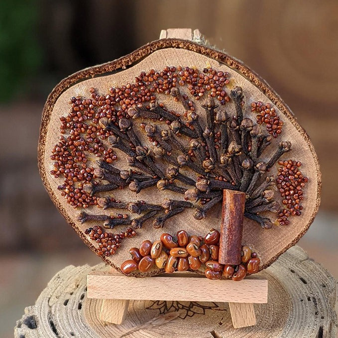 Unique Seed Art – Eco-Friendly Handcrafted Nature Lover's Gift