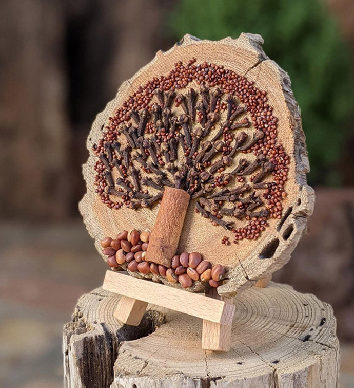 Unique Seed Art – Eco-Friendly Handcrafted Nature Lover's Gift