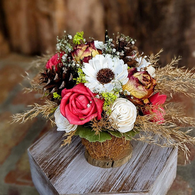 Eco-friendly Luxury Gift Set : Preserved Flower Bouquet With Fragrance