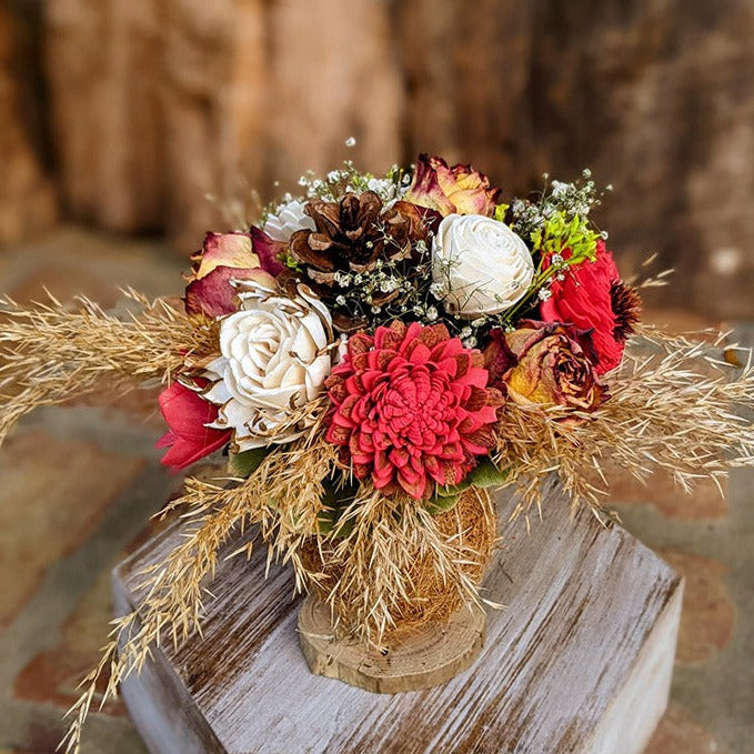 Eco-friendly Luxury Gift Set : Preserved Flower Bouquet With Fragrance