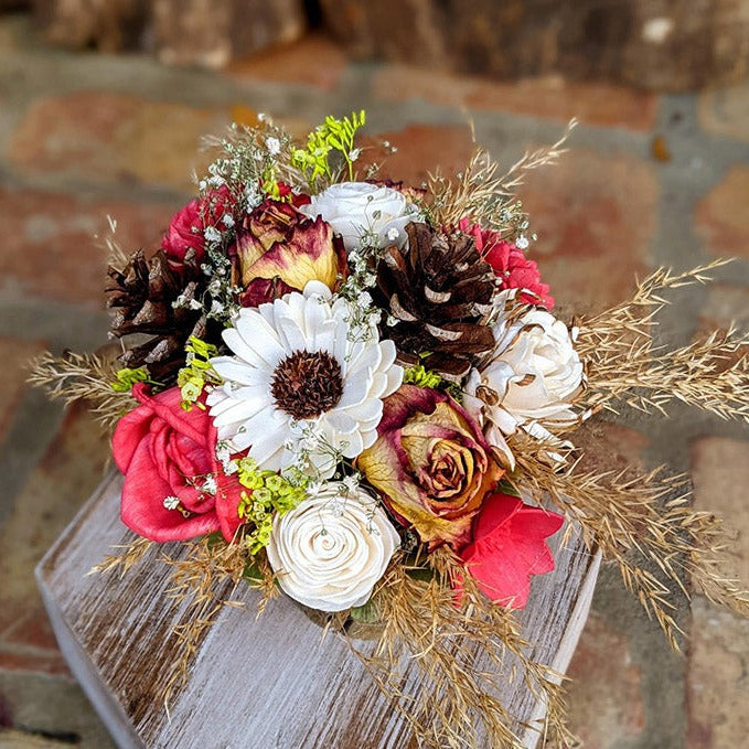 Eco-friendly Luxury Gift Set : Preserved Flower Bouquet With Fragrance