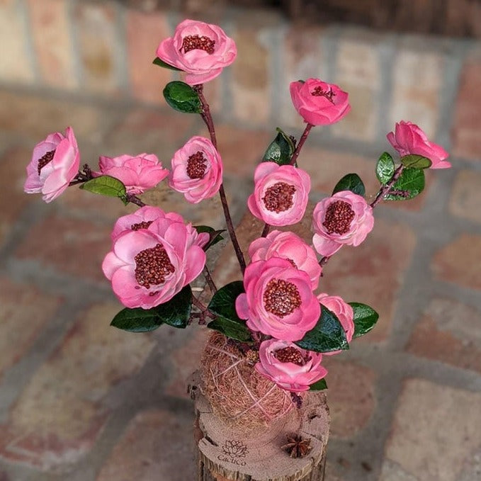 Eco-friendly Handmade Valentine's Gift Set: Cherry Tree With Fragrance
